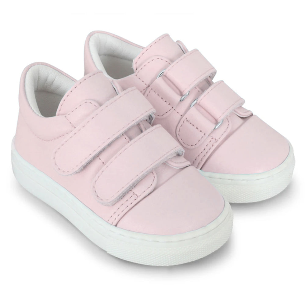 Pink 2025 velcro trainers