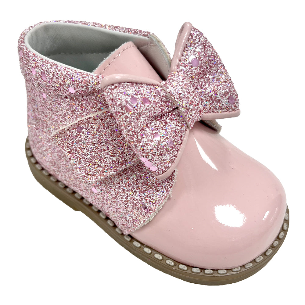 rochy pink glitter boots