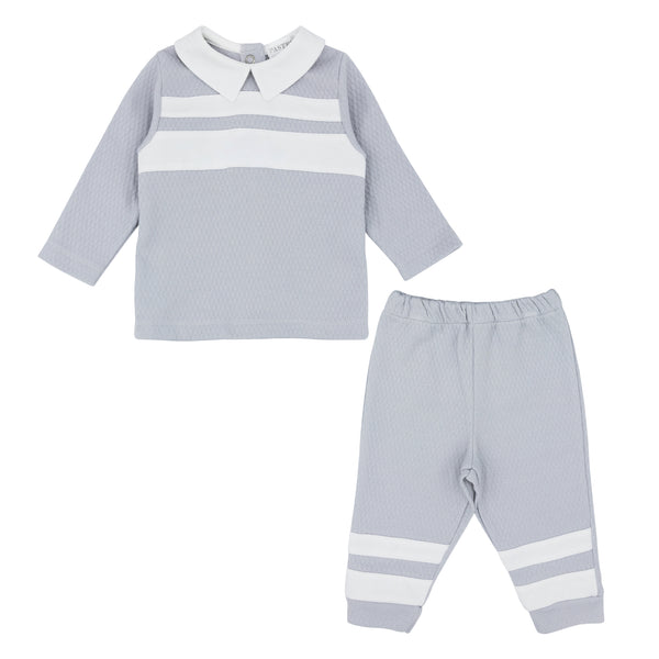 Pastels & Co Blade Top and Jog Set Grey