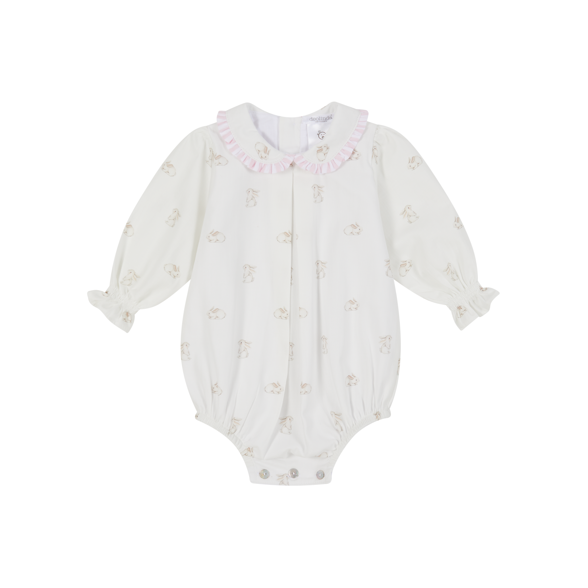 Deolinda Bunny Romper Pink