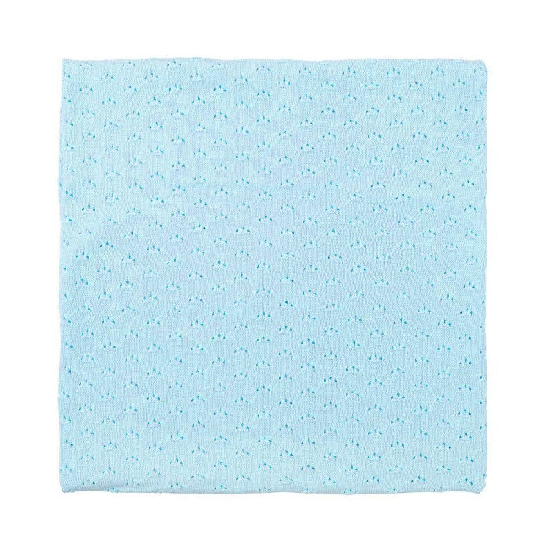 Babidu Knitted Blanket Blue