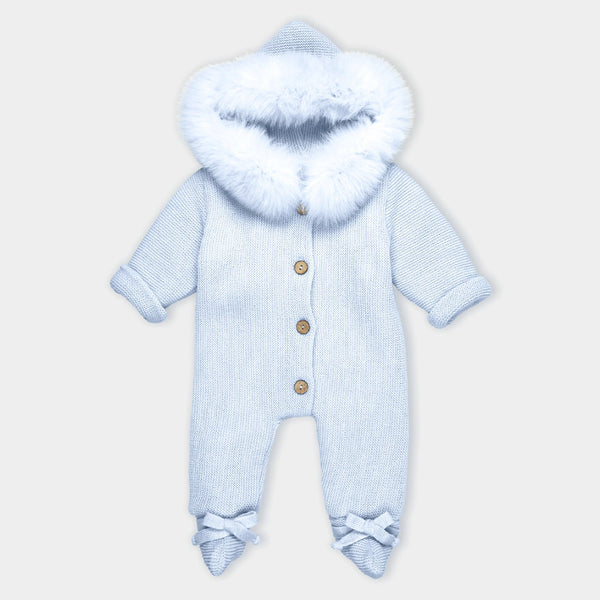 Baby faux hot sale fur snowsuit