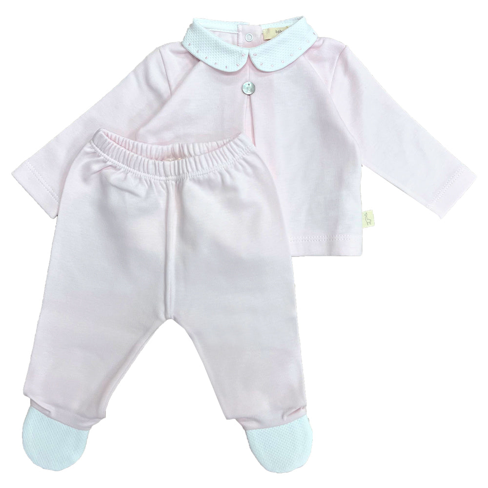 Baby Gi Spot Collar 2 Piece Pink