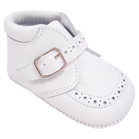 Pretty Originals Leather Boot Soft Sole White