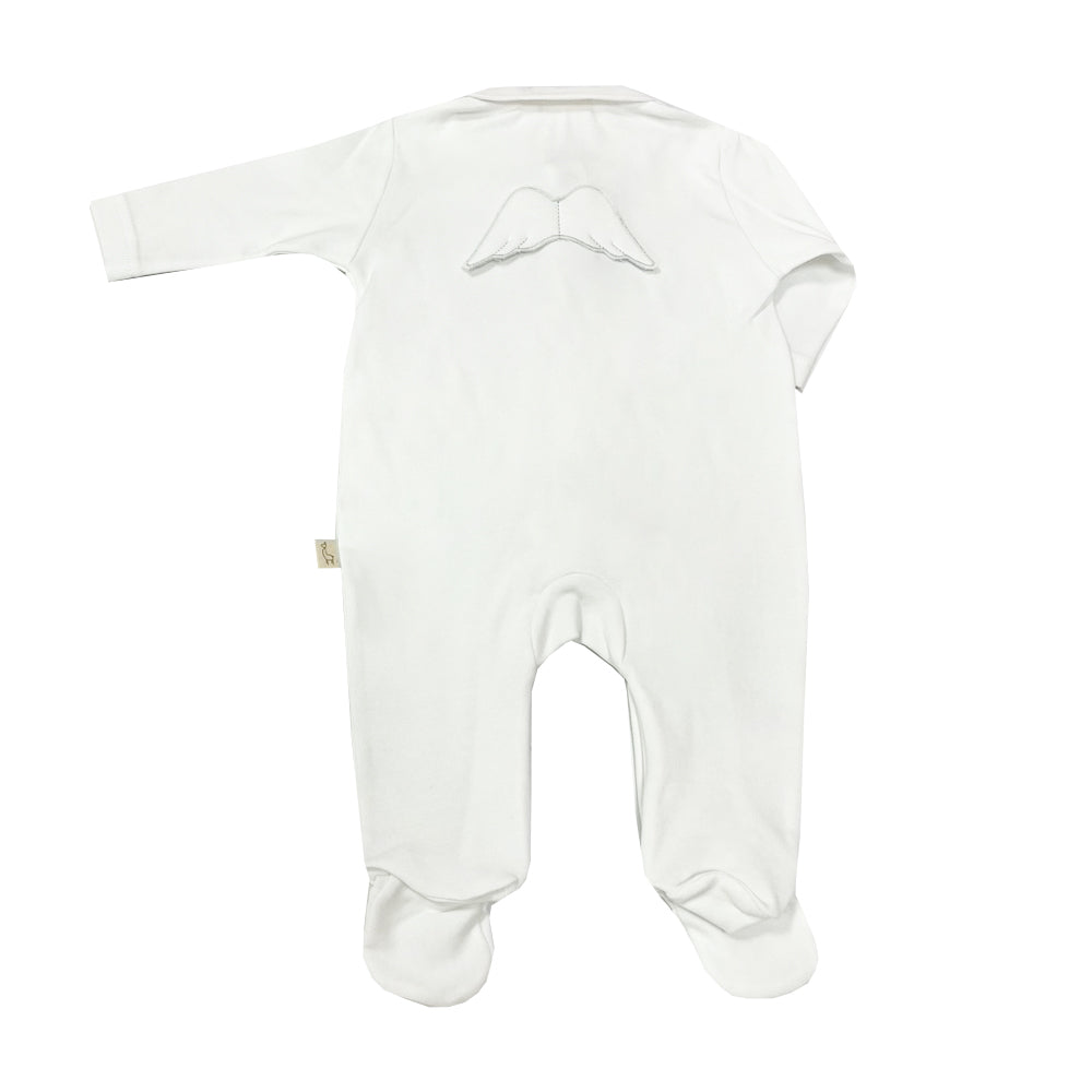 Baby Gi Cotton Wings Baby Grow White – Liberty Rose Boutique