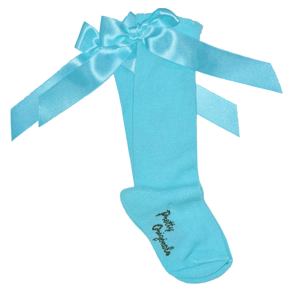 Pretty Originals Knee High Socks Turquoise